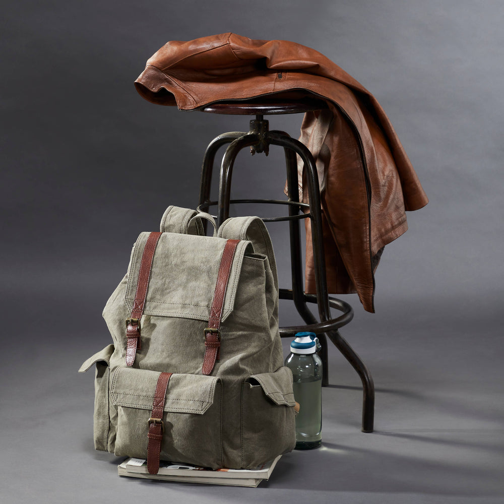 Wanderer Up-Cycled Canvas Backpack