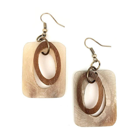 Omala Natural Beige Earrings