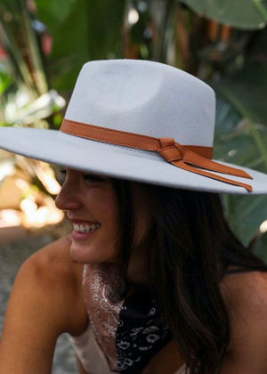 
                  
                    Load image into Gallery viewer, Wynona Hat (powder blue)
                  
                