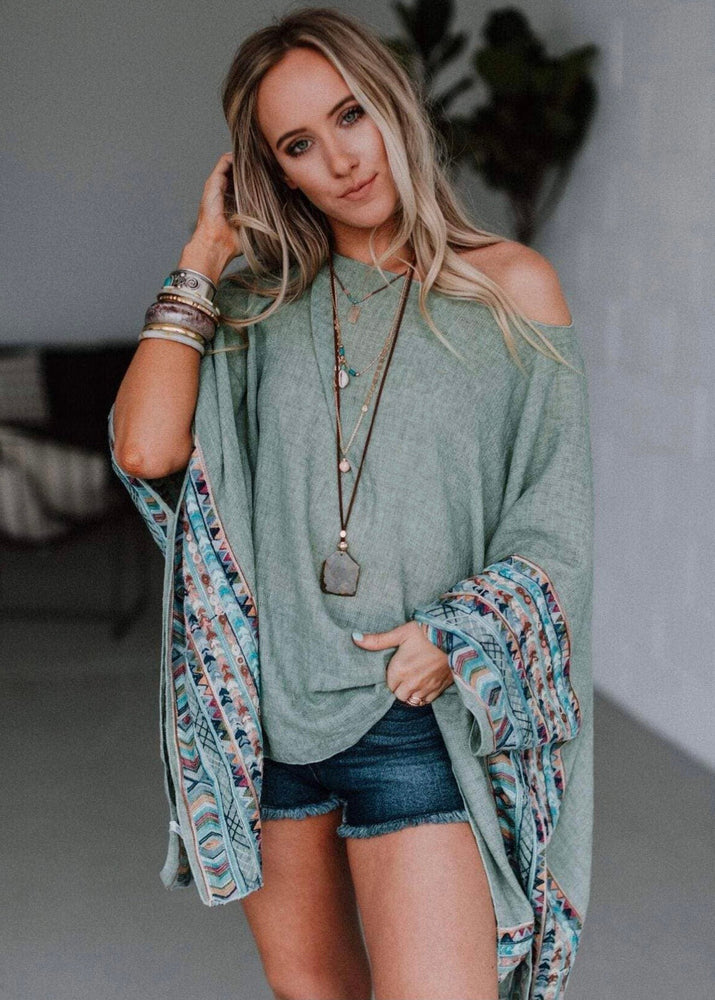 Soul Dream Embroidered Poncho