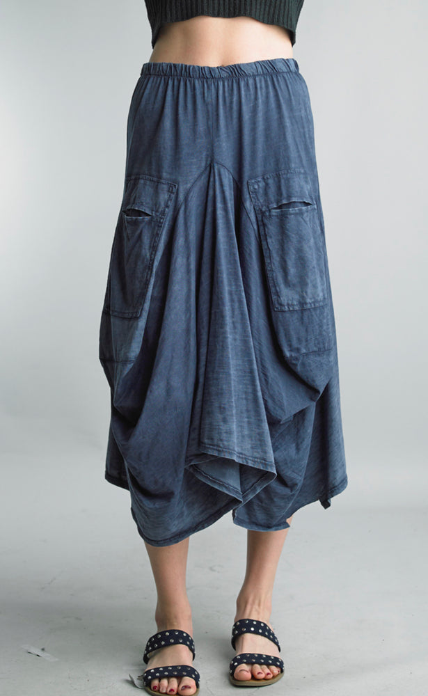 Nothing But Trouble Skirt (Navy)