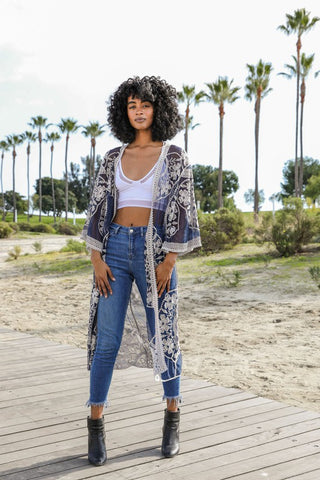 Spellbound Kimono (Navy)