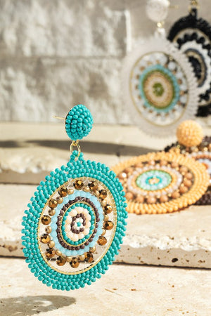 
                  
                    Load image into Gallery viewer, Dahlia Beaded Earrings
                  
                